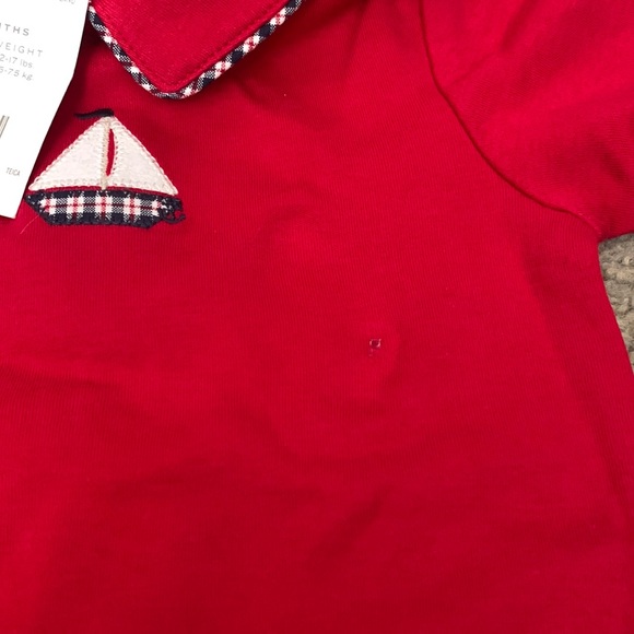 Janie and Jack Boys onesie 3 to 6 Months sailboat - Picture 3 of 3